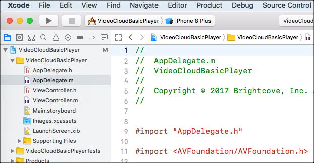 Proyecto en Xcode